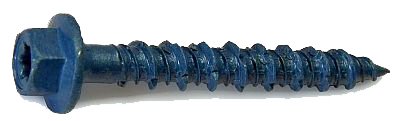 51780 0.31 x 2.25 in. Star Hex Head Masonry Screw - 50 Pack