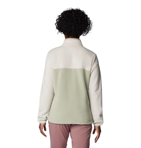 Image of Columbia Womens Benton Springs Half Snap II Pull Over Fleece Jacket, Dark Stone /Canoe /Vintage Blue, 3X