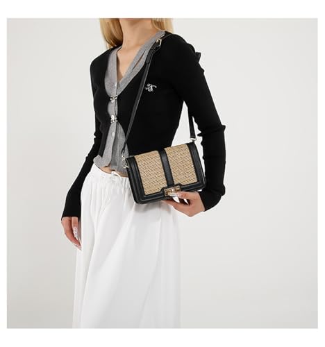 Straw Purses for Women Small Crossbody Bags with Adjustable Strap Summer Purse Beach Bag Rattan Bag Wicker Purses2