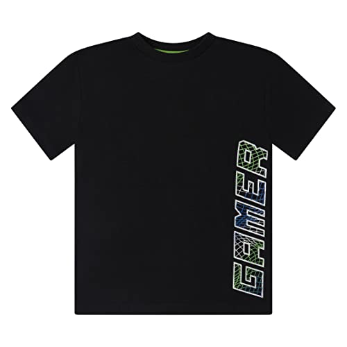 Us Angels Dreamlife Boys Pajama Set, Short Sleeve Tee And Shorts, Sleepwear, Gamer Black, 8 #TOP3