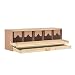 UnfadeMemory Ponederos para Gallinas Pequeñas con Capa Inferior Extraíble,Ponedero Plegable,Madera Pino (5...