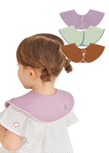 [Konny] Rj[xr[X^C Zbg Baby Bib 360°[O 悾ꂩ zE Vv ̎q j̎q xr[R[f oYj  v[g 3-C(Lavender, Apple mint, Orange bri