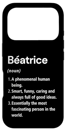 Beatrice ���O�̒�` �ʔ������� �X�}�z�P�[�X iPhone 17 Pro �p