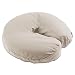 Body Linen Simplicity Poly Cotton Massage Face Cradle Covers (Natural, 10 Pack) - Clean, Crisp Fabric for Frequent Use and Washing, Colorfast and Latex-Free, Fits All Standard Massage Tables