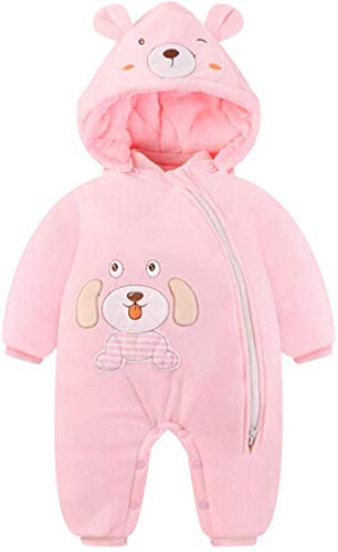Vêtements d'escalade bébé hiver chaud épais rose 73 cm