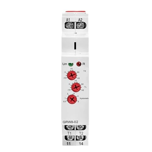 Relé de temperatura GRW8-01 de amplio rango con sonda impermeable 4