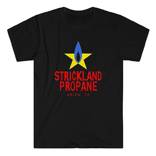 T-shirt Strickland Propane noir pour vos barbecues et sorties d'été