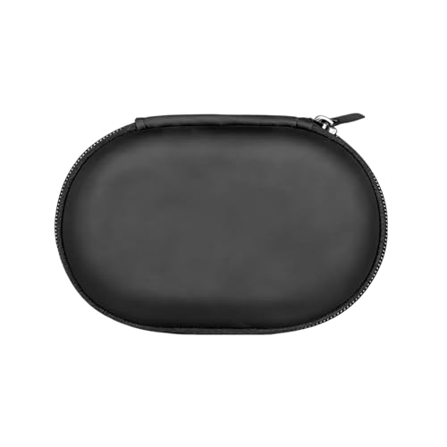 PU Leather Headphone Case Portable Earbud Case with Mesh Pockets Cable Organizer Bag Suitable for BA10 AS10 ES4 KZ CAA