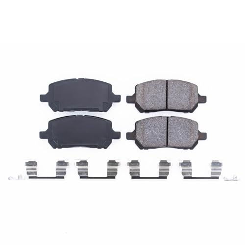 Image of PowerStop Front Brake Pads for Chevrolet Cobalt 2005-10 |Pontiac G5 2007-10 |Pursuit 2005-06 |Saturn Ion 2003-07 - Z17 Ceramic Brake Pads with Installation Hardware, 17-956