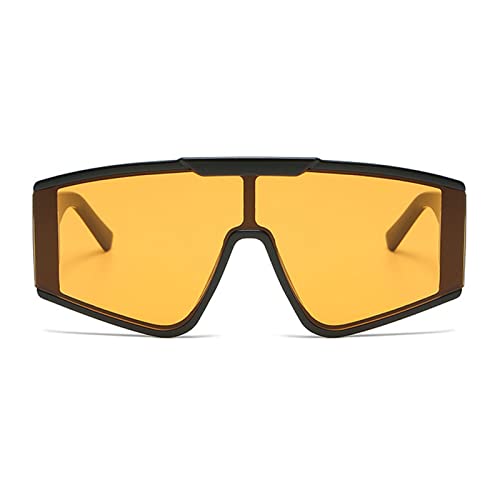 COTIA One Piece Sunglasses Women Big Frame Flat Top Sun Glasses Men2