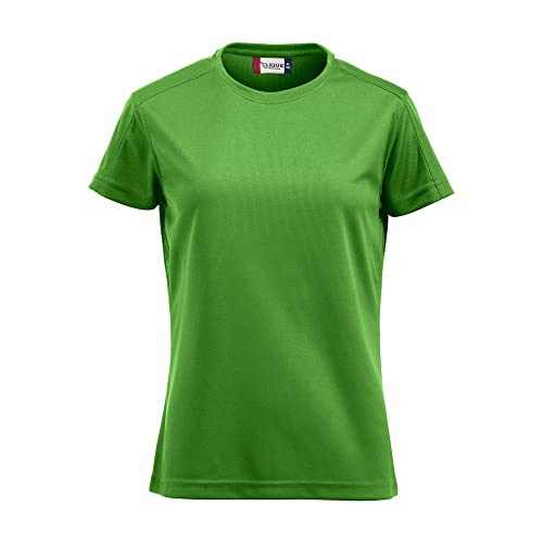Clique Women's Ice T Ladies XL T-Shirt, Green (Apple Green 605), 10 (Size:XL)