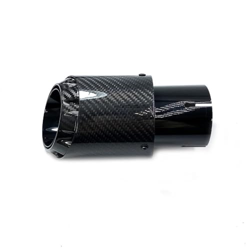 Silenciador de escape de alta calidad con carbono brillante universal 4