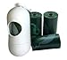 Bolsas Biodegradables Excrementos Residuos Perros Mascotas, Caja con Bolsas y Dispensador Extrafuerte a Prueba de Fugas Respetuoso con el Medio Ambiente 22 x 32 cm (60 Bolsas + Dispensador)
