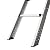 Louisville Ladder 7.8-10.3-Foot Fire Rated Door Aluminium Attic Ladder 25.5" x 54" (Rough Opening), 375-Pound Load Capacity, Type IAA, AL2540MG-FT