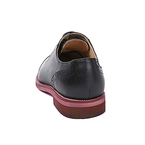 Gxswlaaa Sapatos femininos Oxford, sapatos femininos Oxford, sapatos femininos Oxford com bico redon