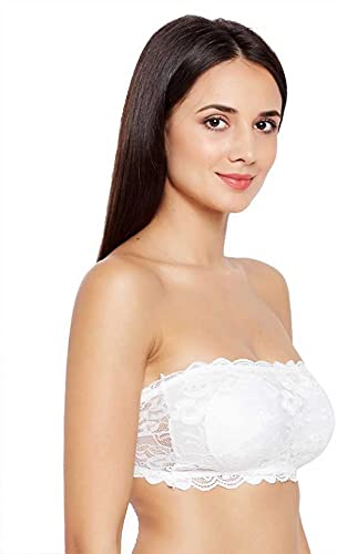 Image of Women's Lace Padded Wire Free Bralette Bra