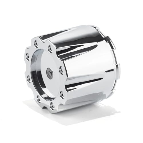 Cache-moyeux de roue chromés 83mm pour jantes Moto Metal 950 et 951