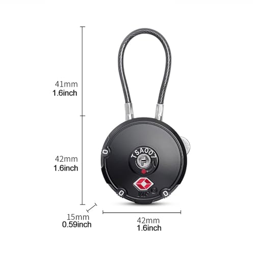 Image of 2-Pack Combination Lock for Locker,Long Padlocks Re-settable for Gym, Fence,Case,Hasp Cabinet Storage