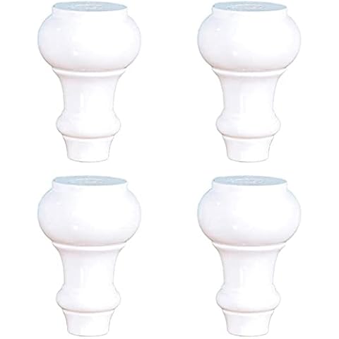 LOXZJYG Set of 4 Solid Wood Furniture Legs Cover