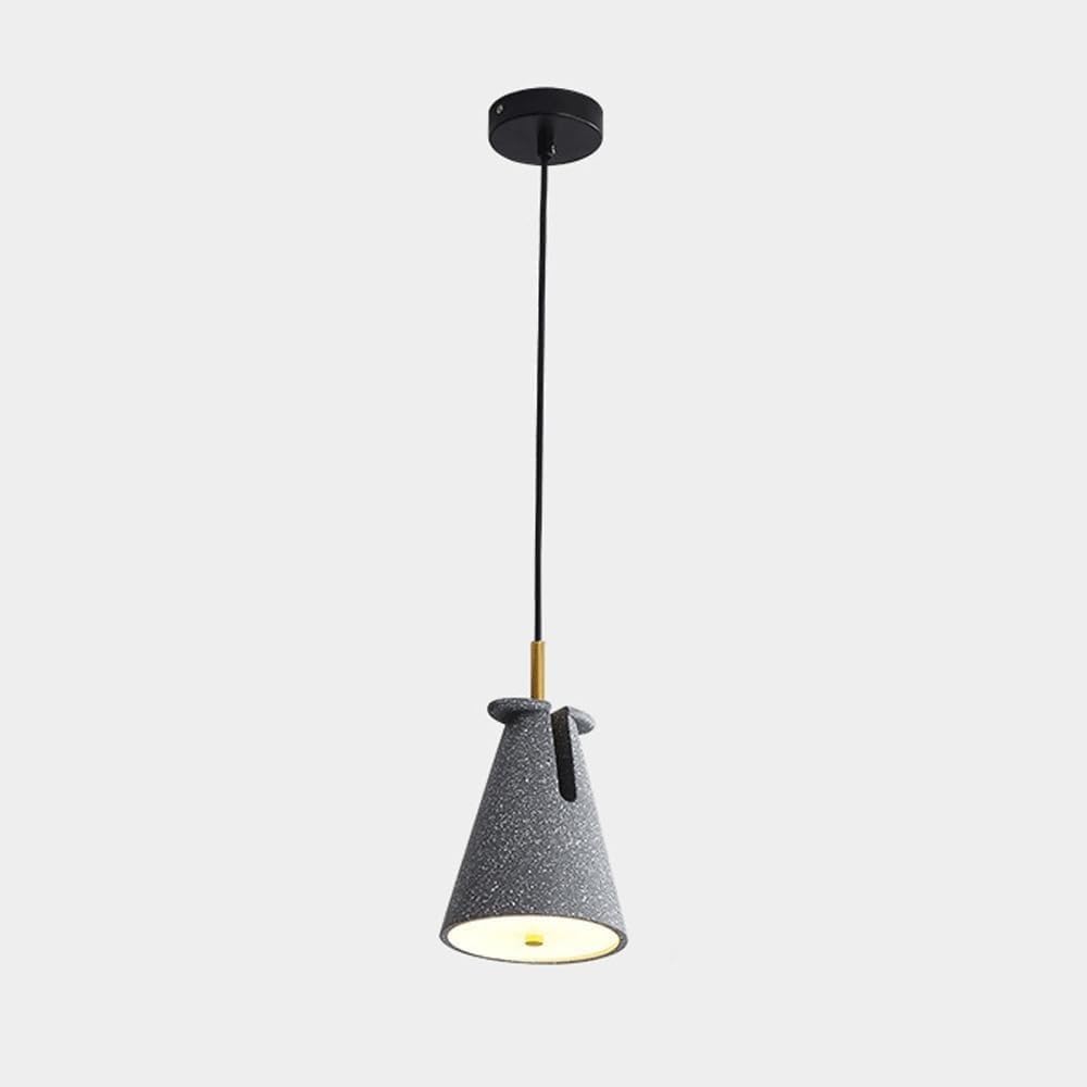 Lámpara colgante de cemento led de 12W para iluminación de interior moderna