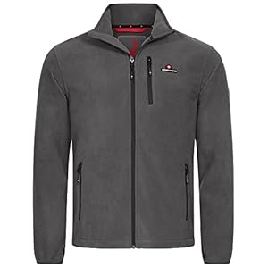 Höhenhorn Eigler Herren Fleece Jacke Full Zip Grau Gr. XXL