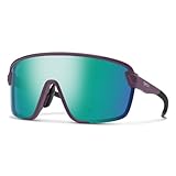 SMITH Bobcat Sunglasses – Shield Lens Performance Sports Sunglasses for Skiing, Biking, MTB & More – for Men & Women – Matte Amethyst + Opal ChromaPop Mirror Lens