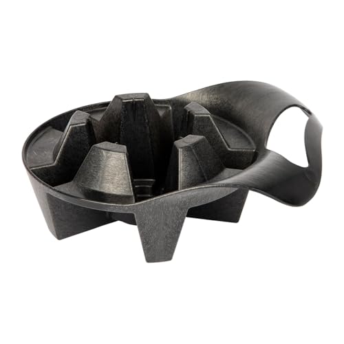 K-CO Innovations PRO Power™ Toilet Plunger Holder with Built-in Drip Tray - Durable & Easy to Clean Plastic Storage Solution with Ergonomic Handle - Made in USA, by Disabled Veterans