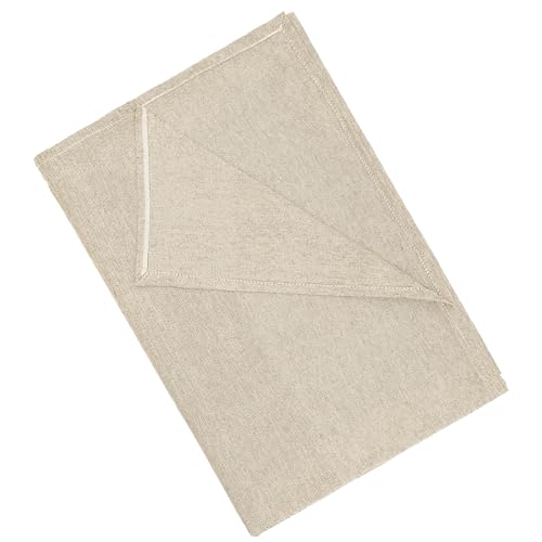 H HANSEL HOME Colcha Multiuso 230x300cm para Sofá y Cama, Plaid Sofa de Algodón y Poliéster, Cubre Sofa Suave, Transpirable y Decorativa - Beige