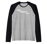 maglia kings highway nyc, abbigliamento new york city, abbigliamento nyc maglia con maniche raglan