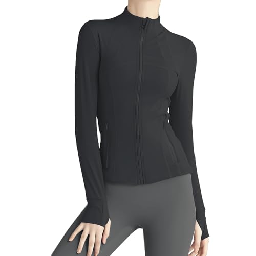La mejor comparación de Ropa de Yoga y Pilates los 10 mejores. 50 OPUEW Chaqueta Deportiva Mujer para Correr con Bolsillos y Cierre Completa,Chamarra Deportiva Mujer con Agujeros para el Pulgar, Ajustada para Pilates Ropa para Fitness, Yoga,...
