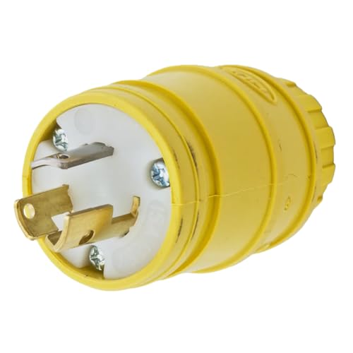 Plug, 125V, 15A, L5-15P, 2P, 3W, 1Ph