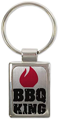 Preisvergleich Produktbild Schlüsselanhänger Nostalgie Grill König Bedruckt