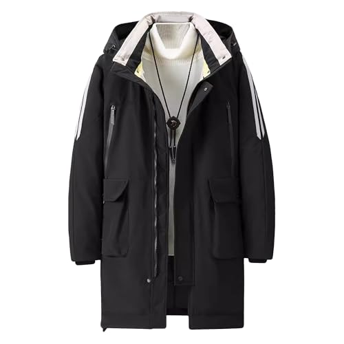 Abrigo largo de invierno para hombre ideal para días de frío urbano en tallas 5XL-9XL