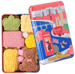 サブレミシェル サブレ専門店 ヴォヤージュサブレ 選べる16缶 専用ビニール袋付き クッキー プレゼント ギフト お返し (ロンドン)のサムネイル