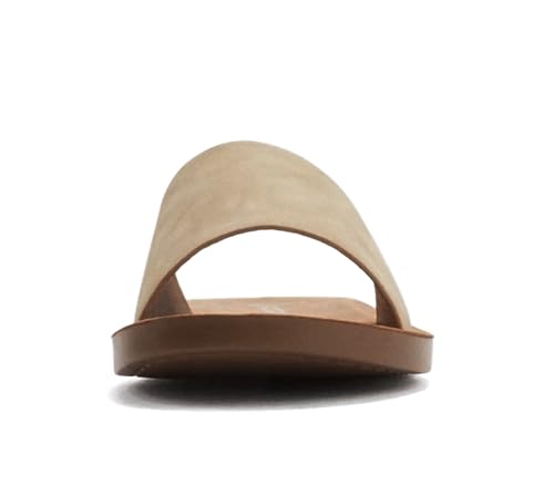 Image of Soda Shoes Efron-S Women Flip Flops Basic Plain Slippers Slip On Sandals Slides Casual Peep Toe Beach