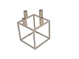 Der urban goldene Kerzenständer Cube ist an jedem Ort ein Hingucker, ob im heimischen Garten, auf der Terrasse oder in Ihrer Wohnung - stilvolle Dekoverzierungen mit tradeNX