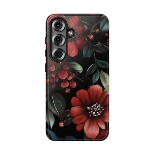 Coque Samsung S25 antichoc fleurie pour éviter les bris d'écran