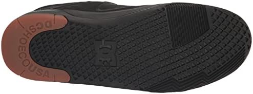 DC Men's Metric Skate Shoe, Black/Black/Gum, 11 | Image 3