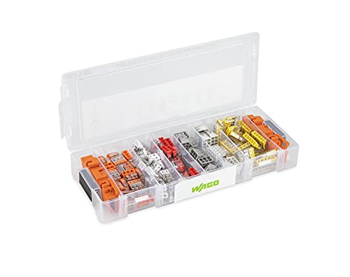 WAGO Spleißverbinder-Set, L-BOXX MICRO, 2773 Serie, 2-polig, 2-positions, 4 mm², Kupfer, IDC, DIN-Schienenmontage, 1 Stück