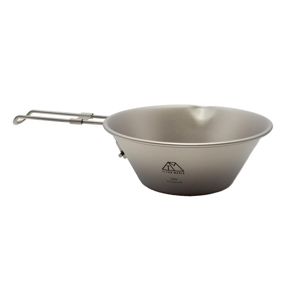 TITAN MANIA Titanium Sierra Cup 10oz Deep Type Direct Flame Camping Japan