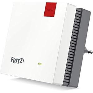 AVM FRITZ!WLAN Mesh Repeater 1200 (Zwei Funkeinheiten: 5 GHz (bis zu 866 MBit/s), 2,4 GHz (bis zu 400 MBit/s), 1x Gigabit-LAN, deutschsprachige Version)