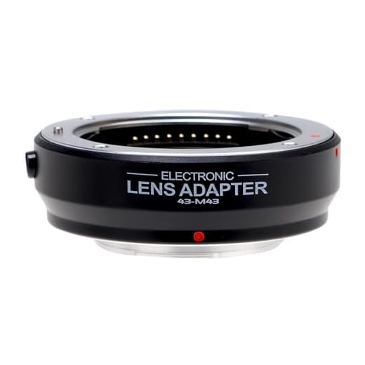 FOTGA Aktualisieren Elektronischer AF-Autofokus-Adapterring für Four Thirds 4/3 Objektive an Micro Four Thirds (MFT, M4/3) Mount für Olympus Pen & für Panasonic Lumix Kamera als DMW-MA1 MMF-2 MMF-3
