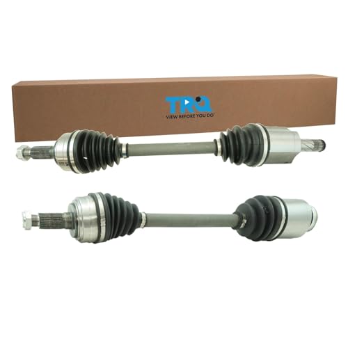 Image of TRQ Front Driver Side and Passenger Side CV Axle Assembly Set 2 Piece Compatible with 2009-2013 Mazda 6 i 2.5L Automatic Transmission