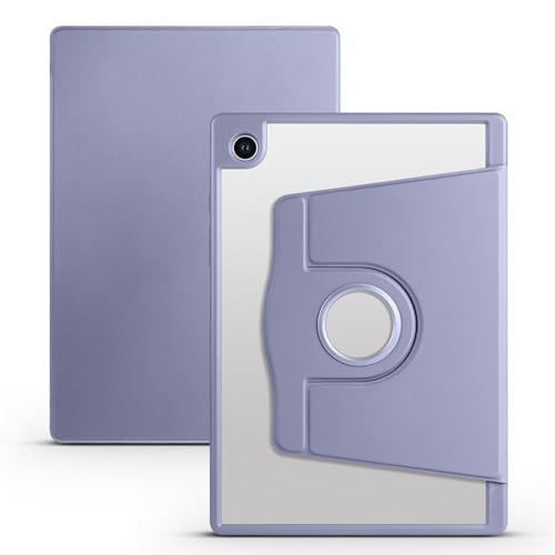Étui Samsung Galaxy Tab A9 Plus support rotatif violet lavande