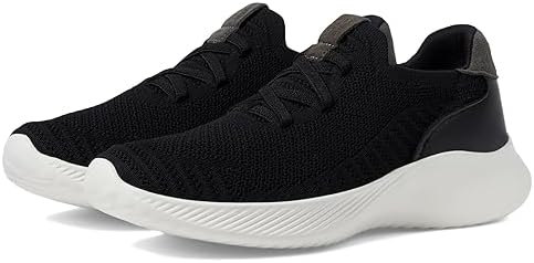Naturalizer Womens Emerge Slip On Lace Up Knit Sneakers Black Fabric 9 W | Image 3