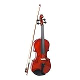 violin infantil segunda mano Material: Madera maciza Almencla 1/4 Violín de Madera con Bow para Estudiantes Niños