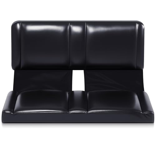 DaisyInner Luxury Double Seat for Go Kart Parts Adjustable Go Kart Seater Saddle for Racing Balancing Vehicle Black