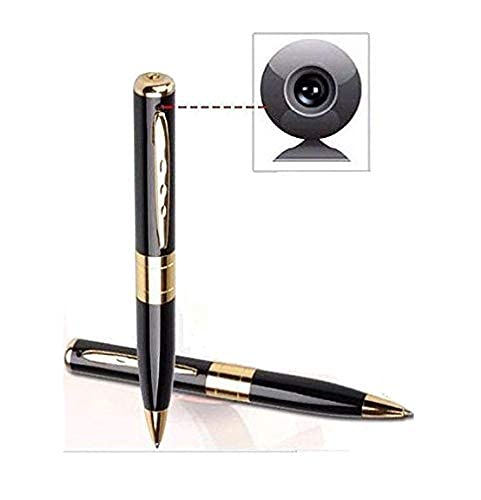 matlogix spy pen camera 720p video audio recording indoor outdoor spy pen camera - black