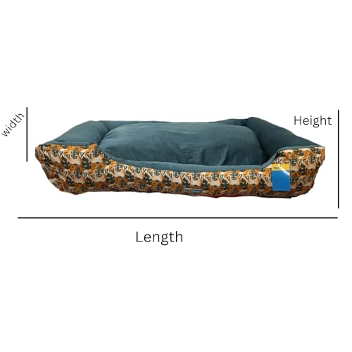 Image of Premium Orthopedic Dog Bed - Medium Size, Washable Cover & Anti-Skid Base - Plush Pet Sofa for Dogs & Cats
