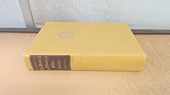 Hardcover A history of the British and Foreign Bible Society, 1905-1954. Book